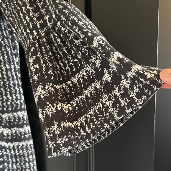 Talbots Black and White Houndstooth-like Dress Size 2 - Picture 4 of 9